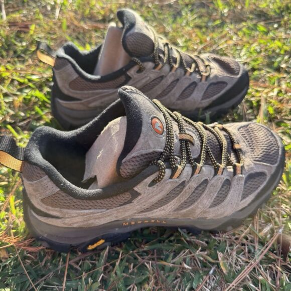 Merrell Men's Moab 3 Hiking Shoe Size 8 Men Walnut Brown J035893 Outdoor - Picture 1 of 9